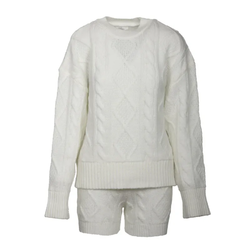 M-Brace, Sara, Strikket Sett, Off White